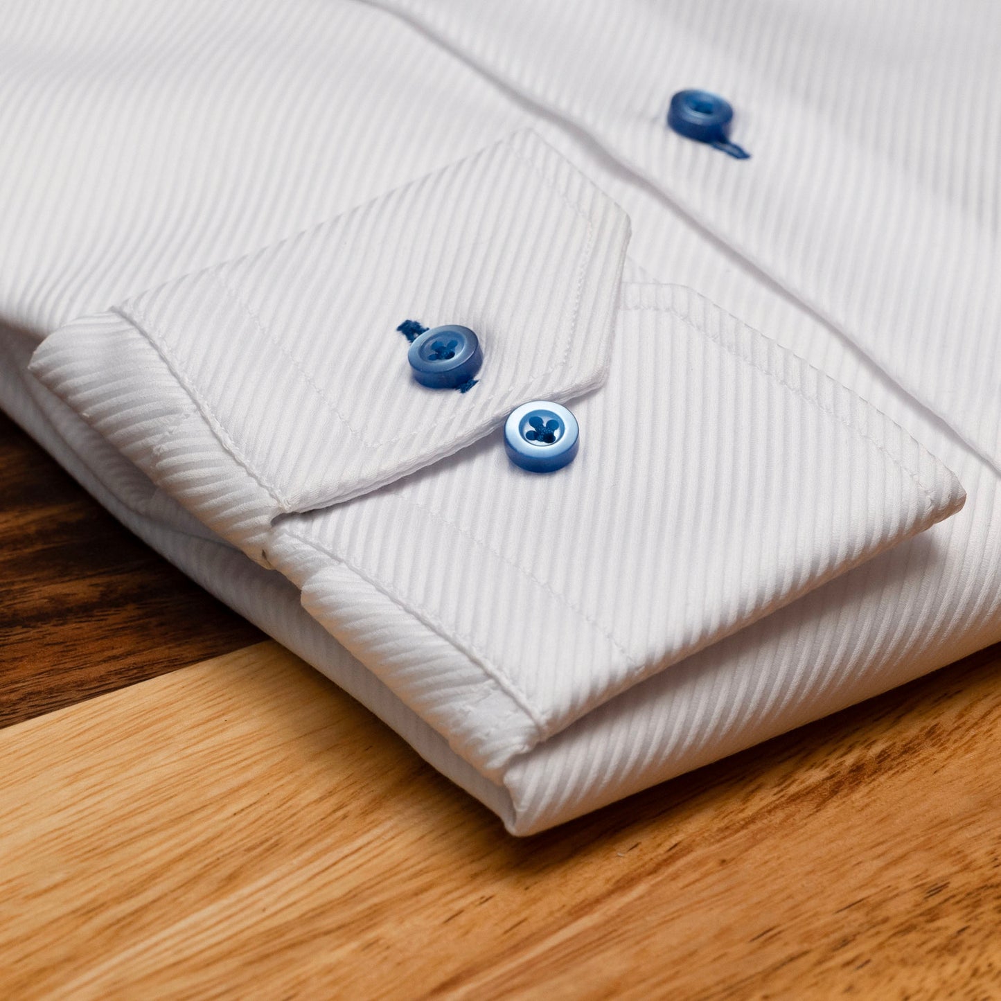 Hagen Dress Shirt in a White Steep Twill